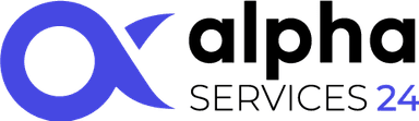 Alpha Services 24 Logo